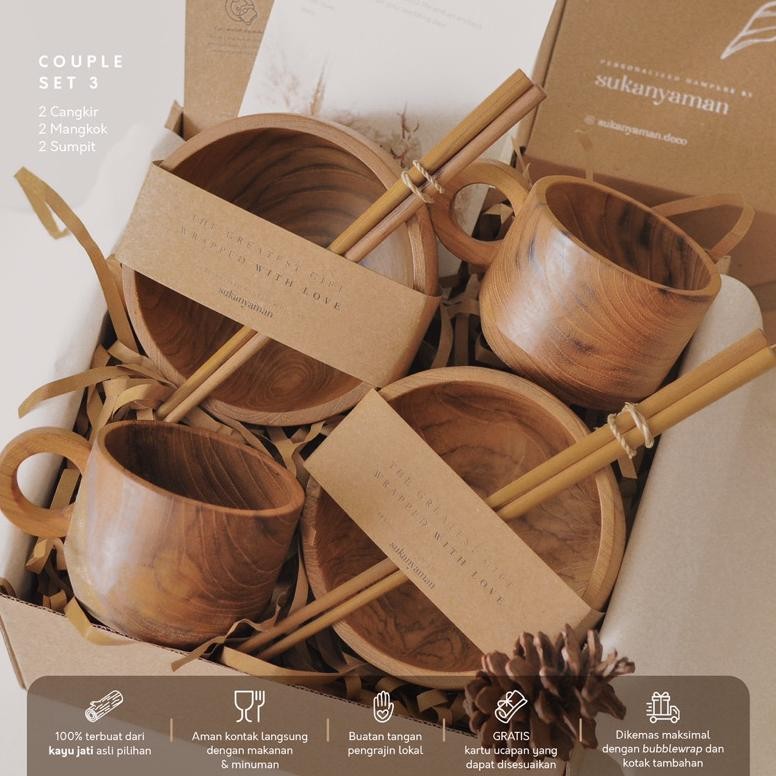 

nos wedding gift set | hadiah pernikahan | hampers peralatan makan kayu jati | birthday gift set | wedding hampers | kado pernikahan | hampers natal nau hampers tahun baru christmas hampers parsel natal