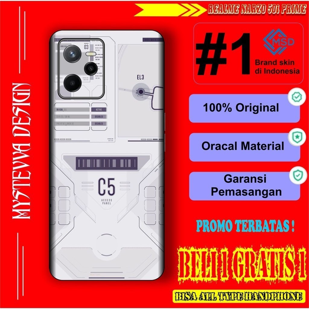 

*Fullbody* Realme Narzo 50 5G Garskin Case/Stiker Premium Custom COD