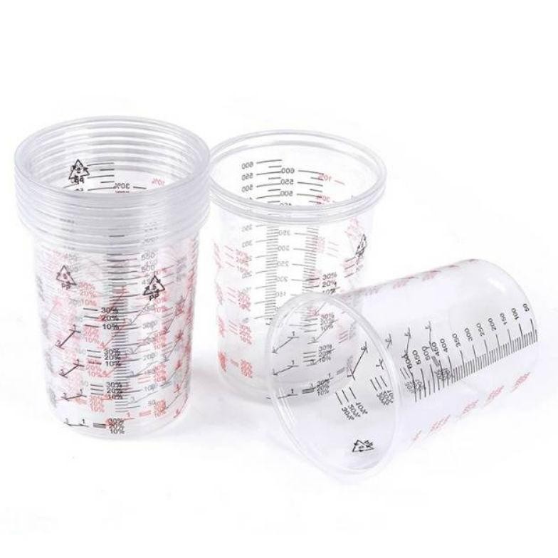 PENAWARAN SPESIAL Gelas takar gelas ukur cat/clear campuran cat 600ml ||