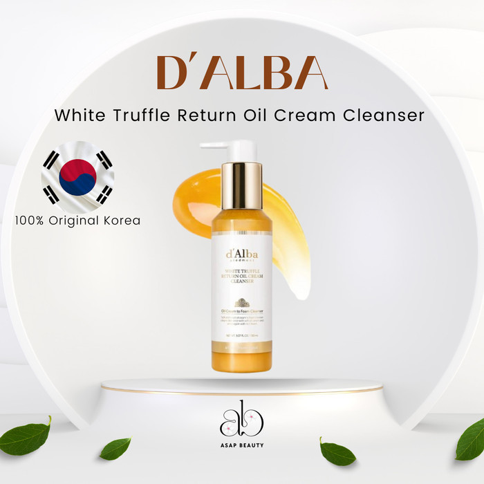 [d'Alba] d'Alba White Truffle Return Oil Cream Cleanser 150ml/ Oil Cleanser