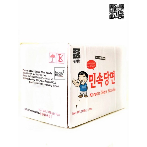 Ina - Daesang Chefone Dangmyeon Korean Glass Noodle Vermicelli- Sohun 14 Kg