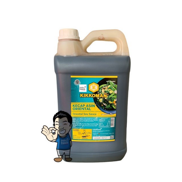 

Ina - Kikkoman Oriental Soy Sauce- Kecap Asin Oriental Jerigen Halal 5L