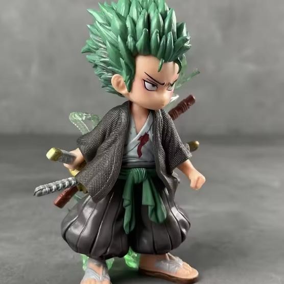 One Piece Chibi Zoro Anime Action Figure