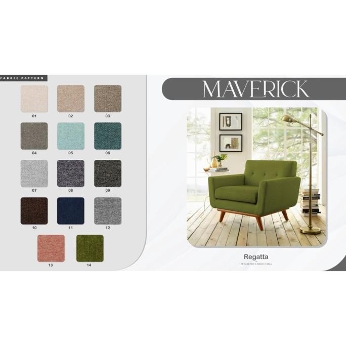 TERSEDIA KAIN MAVERICK - REGATTA - BAHAN SOFA JOK/FURNITURE/UPHOLSTERY - MEBEL INTERIOR