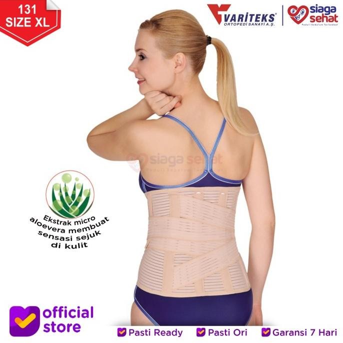 Korset HNP saraf kejepit - Elastic Lumbosacral Corset - Variteks (XL)