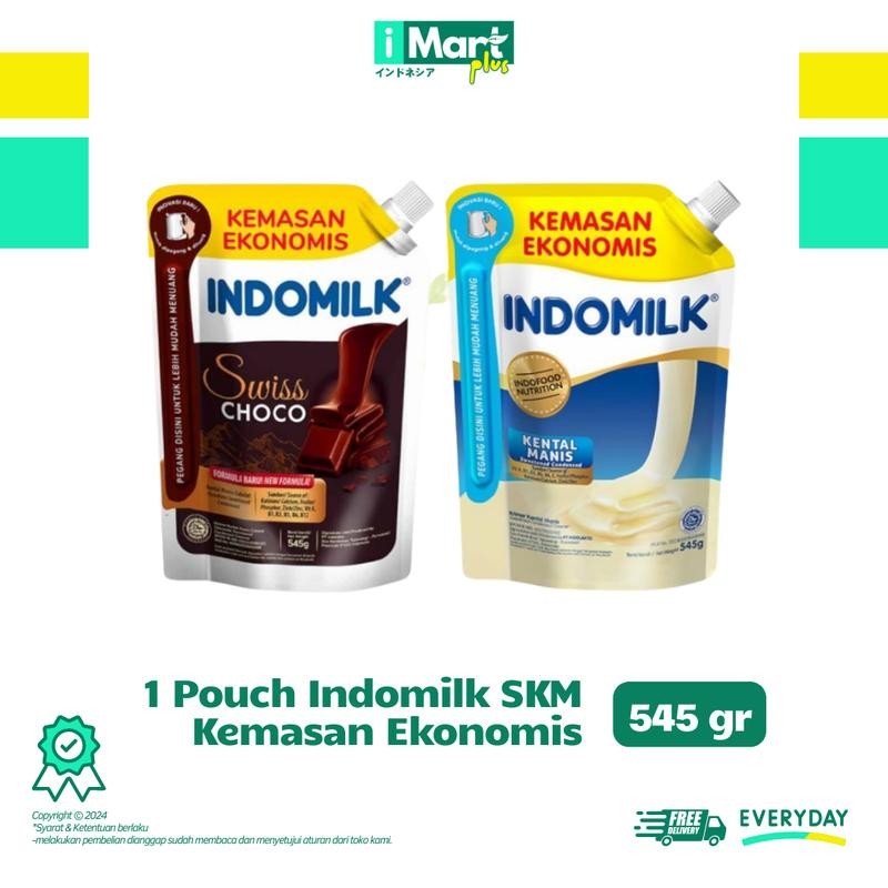 

Indomilk Indofood Susu Kental Manis SKM Pouch 545 gram - Kue Pencuci Mulut - Gula Murni - Berat 545gr - Sapi, Sehat Baking Kaleng Makanan Minuman Selai French Etawa Kuah Jus Maryam Fat Buah Wijen Kacang Siap Platinum