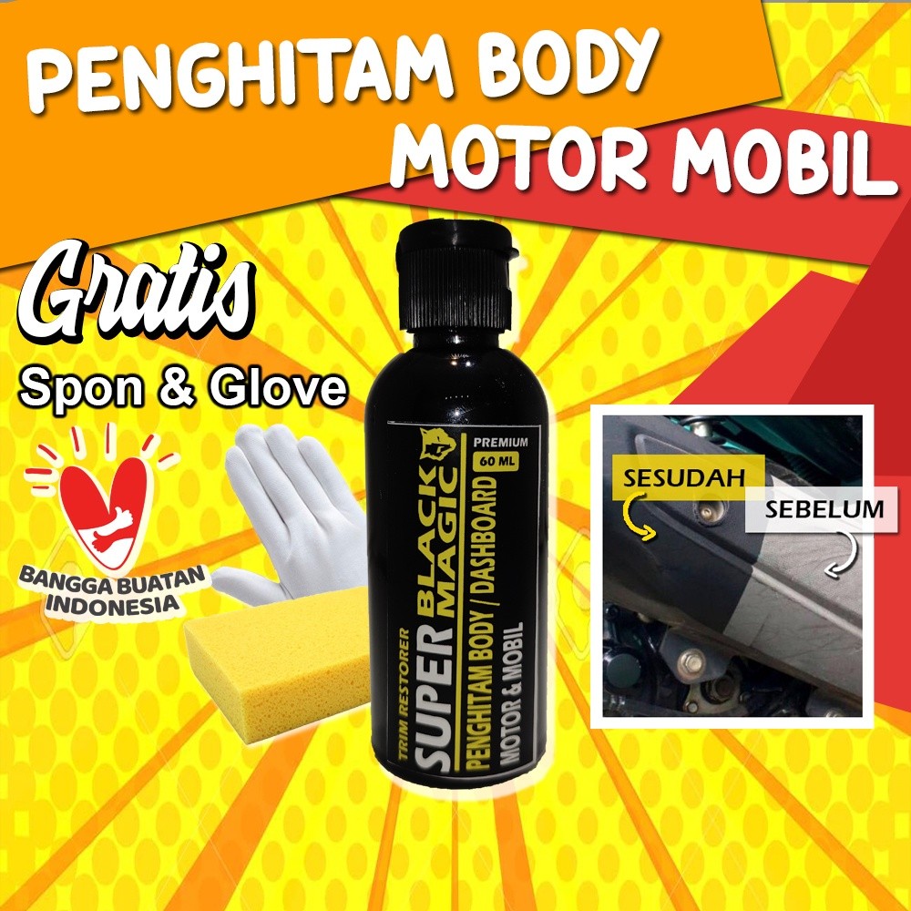 Penghitam Mobil PENGHITAM BODY TRIM MOTOR MOBIL DASHBOARD PERMANEN