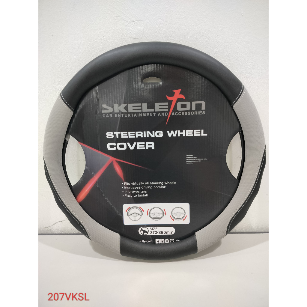 Cover Stir / Bungkus Stir Sarung Stir Mobil Universal Skeleton
