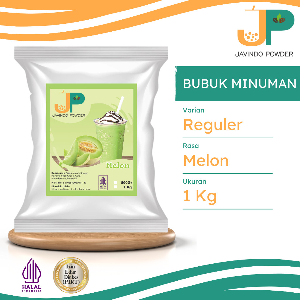 

JAVINDO Bubuk Minuman Reguler Rasa Melon 1 Kg Javindo Powder