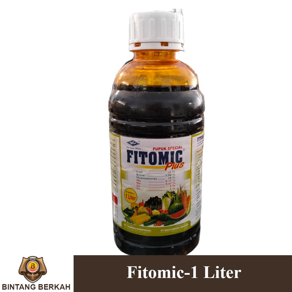 Fitomic Plus 1 Liter Pupuk Mikro Suplemen Sel Tanaman Pertanian