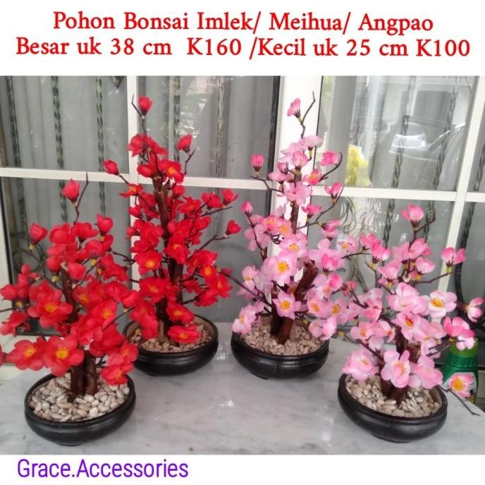 

Pohon bunga imlek angpao meihua sakura 25 cm paket hiasan imlek mini CS