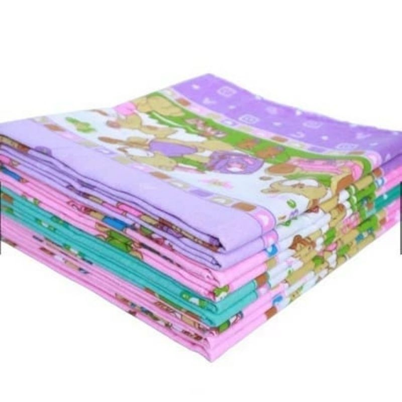 Selimut Bayi 1lusin / 12 pcs kain bedong flanel uk 110 x 90cm-pernel bayi bedong bayi murah