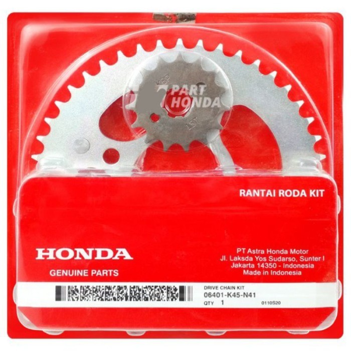 [ORI] GEAR / GIR SET PAKET CBR 150R CBR150R LED 2016 2017 2018 K45 ORIGINAL