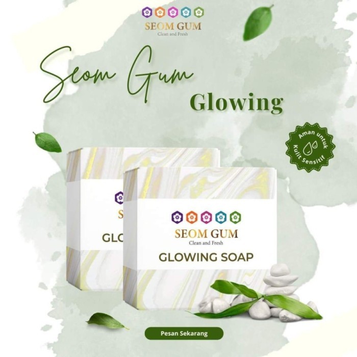 PAKET 10 PCS SABUN SEOM GUM CLEAN AND FRESH GLOWING SOAP ORIGINAL