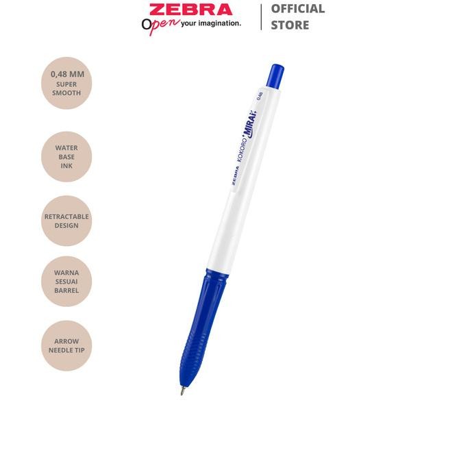 

ZEBRA PULPEN GEL KOKORO MIRAI 0,48MM - ISI 12 PCS (1 LUSIN)