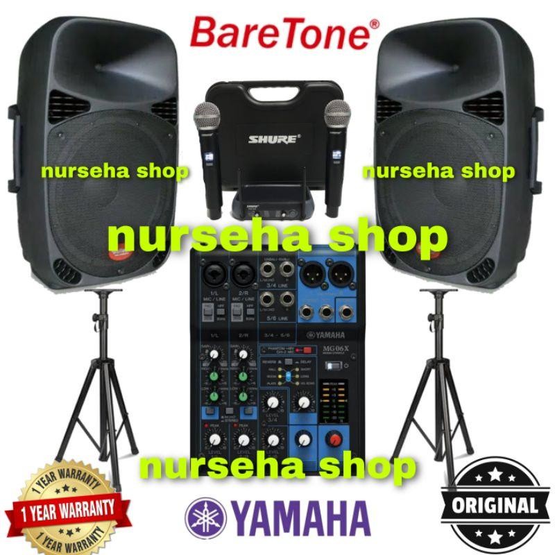 Paket Sound System Yamaha 6 Channel Baretone 15 Inch Paket Sound System Outdoor