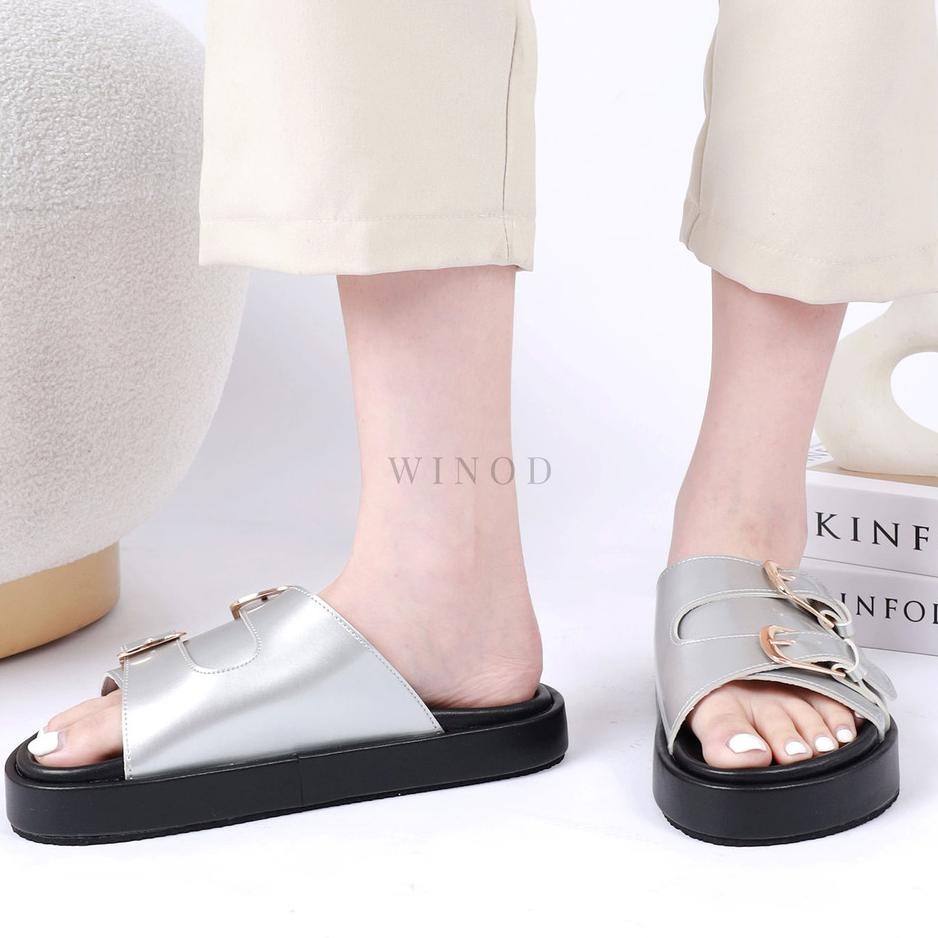 Winod Kenzo Sandal / Sandal Selop / Sandal Hangout /  Sandal Kekinian / Sendal Wanita