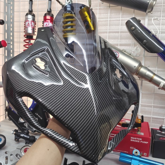 Kedok Carbon Cbr K45R 150R Model 250Rr Karbon Tameng Body Cowling