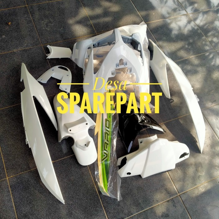 Cover Body Halus Vario 110 Karbu Putih 2006 2007 2008 2009