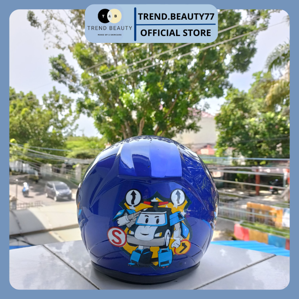 Helm Anak HELM ZIP anak kecil ZIP GXV pet topi motif karakter kartun sni HELM ANAK - JUNIOR UMUR