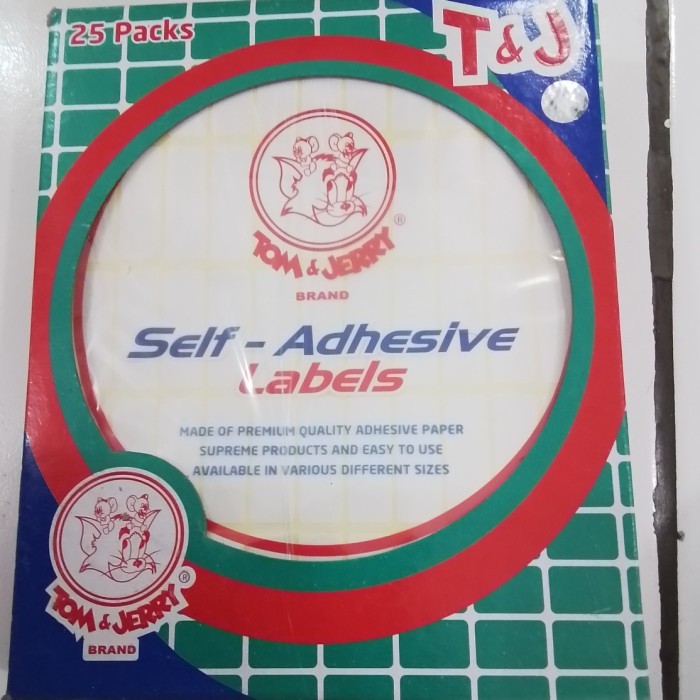 

label tom & jerry 109 1 box