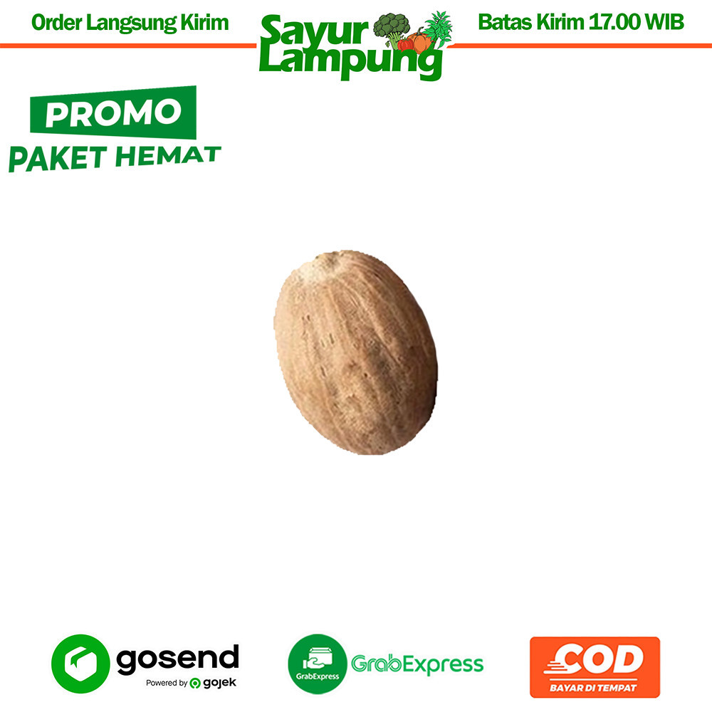 

PaHe Buah Pala Kering (1 Butir) - Sayur Lampung