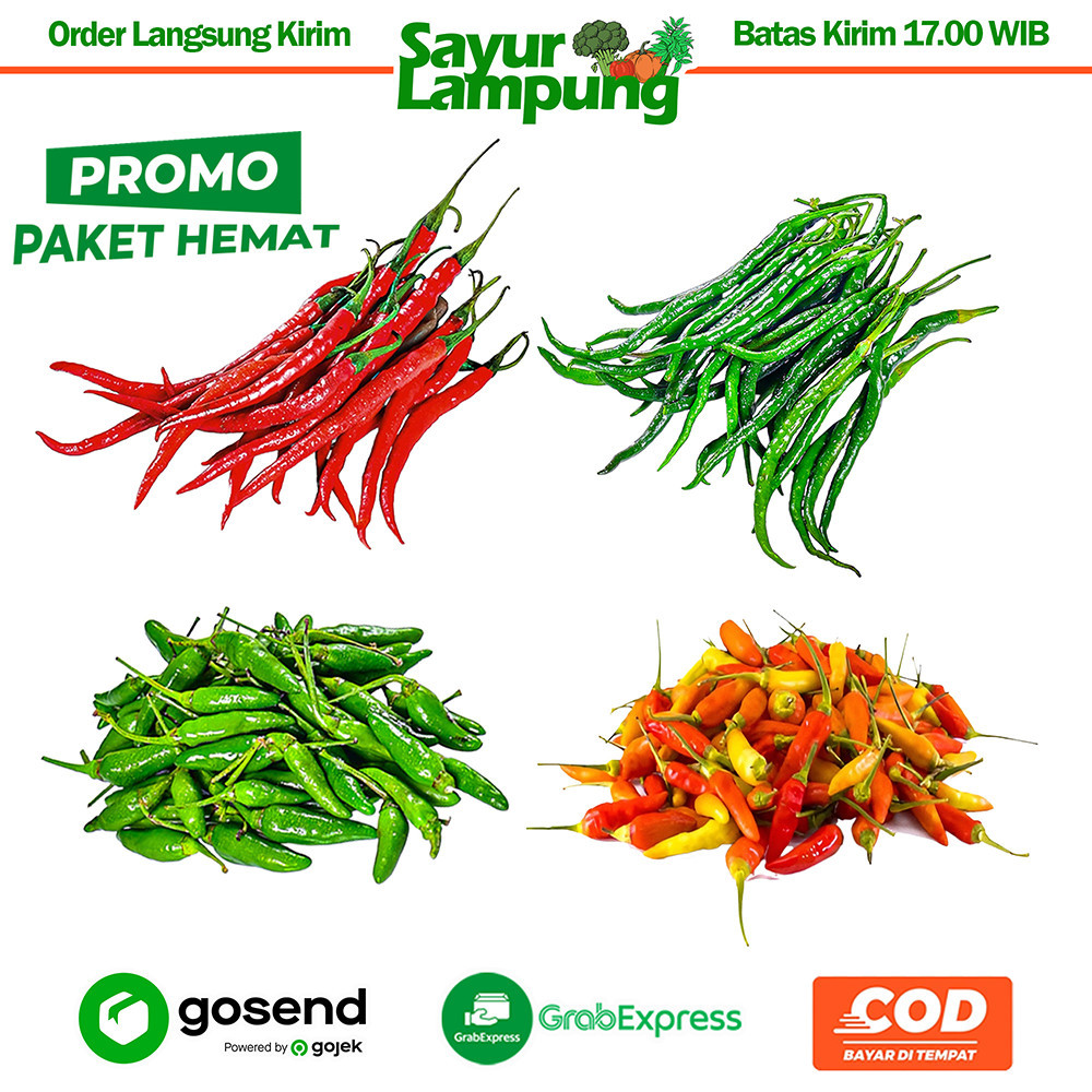 

PaHe Cabe Cabai Campur 100 Gr - Sayur Lampung