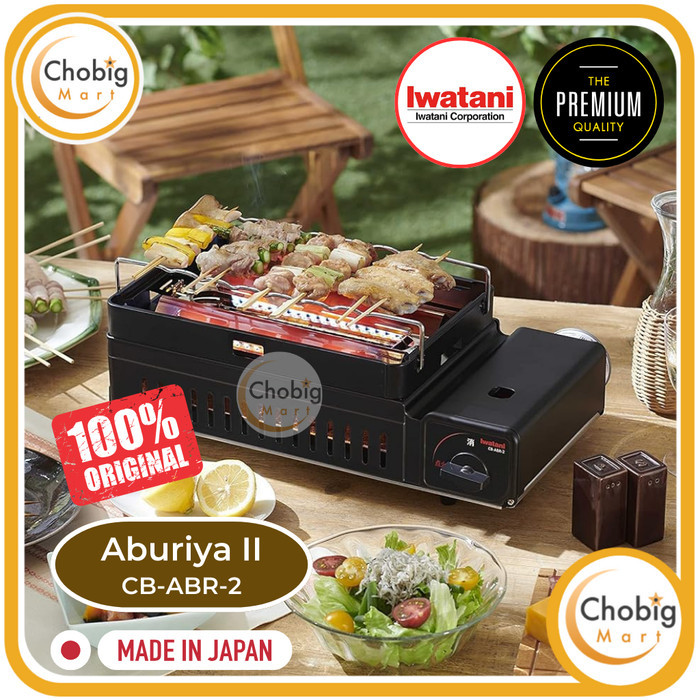 IWATANI Portable Grill Yakiniku Kompor BBQ Panggang Pemanggang Sate