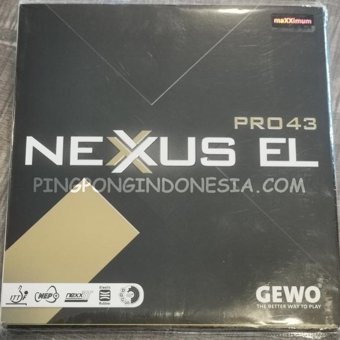 Gewo Nexxus El Pro 43 - Karet Pingpong Tenis Meja Rubber