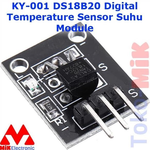 Diskon KY-001 KY001 DS18B20 18B20 THERMOMETER TEMPERATURE SENSOR SUHU MODULE tokmi99 dijamin