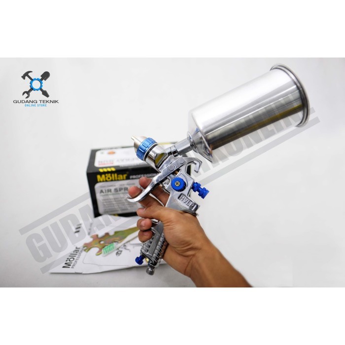 Spray Gun Mollar H827 / Spraygun Mollar 1.4Mm Hvlp Kapasitas Besar