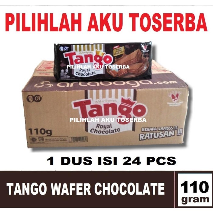 

Tango Wafer ROYAL CHOCOLATE 110 gr - ( 1 KARTON ISI 24 PCS )