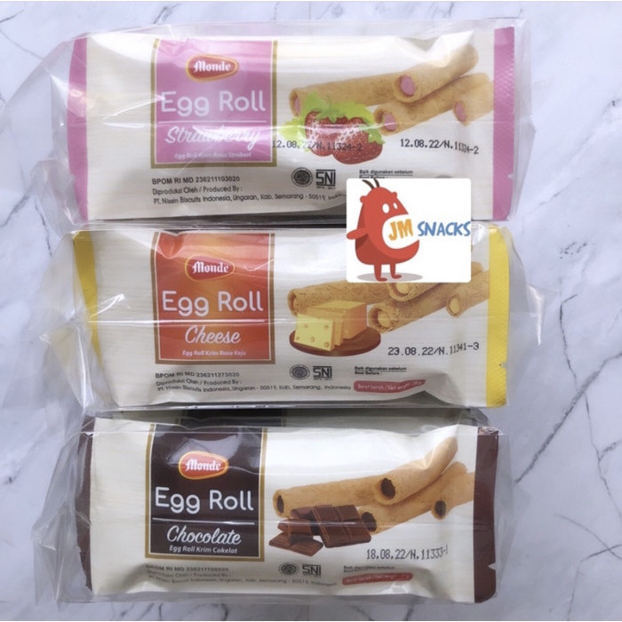 

[GROSIR!!] Monde Eggroll Egg Roll Stick 1 DUS isi 120 PCS - eggroll st