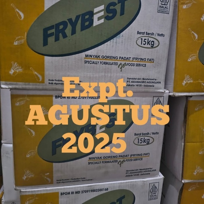 

Frybest 15 kg expt 15 juny 2025