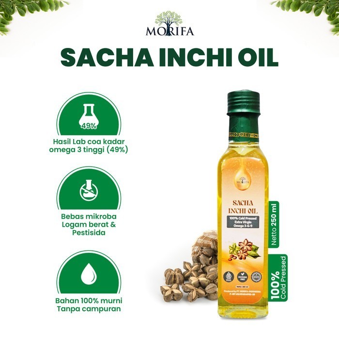 

Minyak Sacha Inchi Oil Omega 369 Urat Kejepit Daya Otak Jantung 500ml