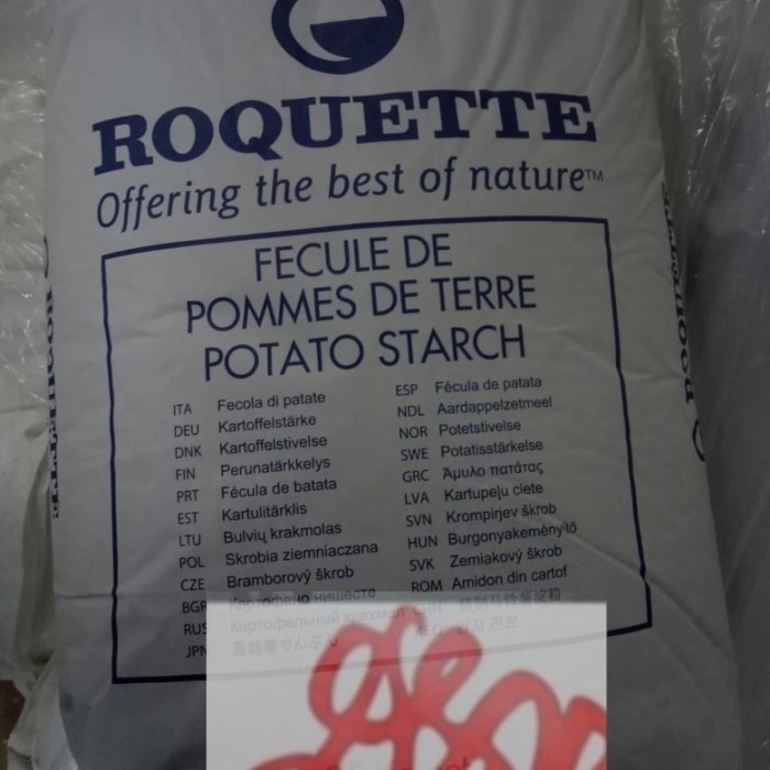 

Potato Starch Merk Roquette Sak@25 kg ex Prancis