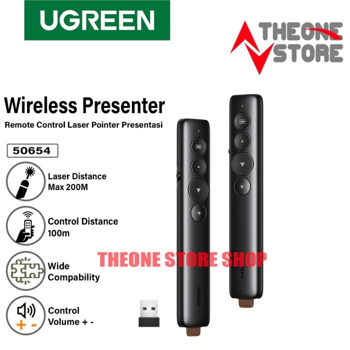 UGREEN Wireless Laser Pointer Presenter Laser Pointer Presentasi