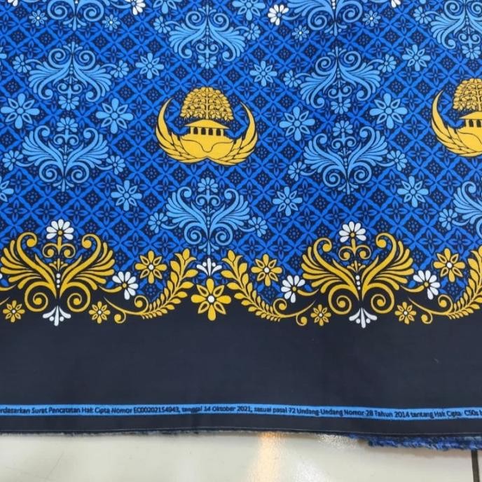 KAIN KORPRI BATIK KORPRI TERBARU SRITEX BAHAN KATUN C40S