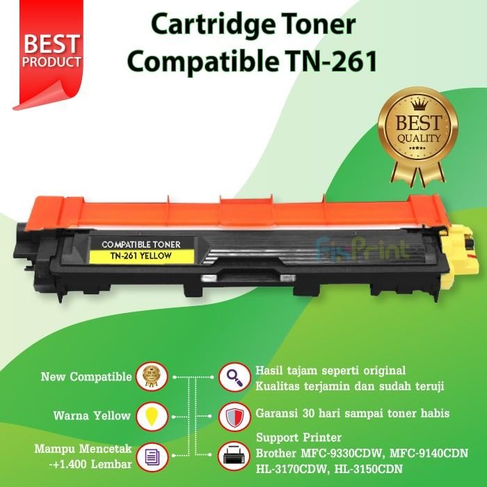 Toner Cartridge Compatible Tn261 Tn 261 Tn-261 Printer Brother 3170Cdw