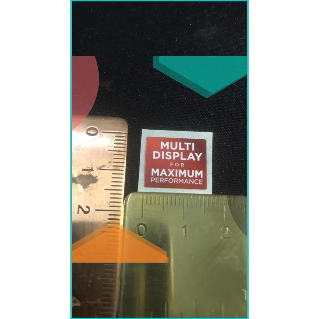

Sticker stiker logo AMD Multi Display 4 Maximum 11OKTZ4 accessories