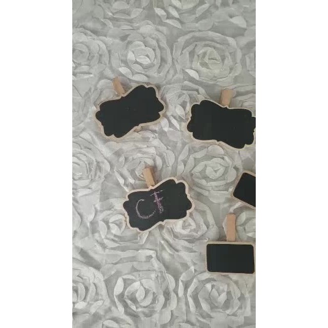 

Open DS] Papan Tulis Mini Jepit Blackboard Kecil Wooden Peg Mini Baroque