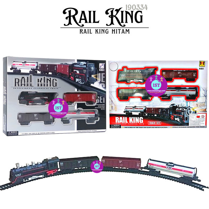 Mainan Kereta Api Hitam - Rail King 190334