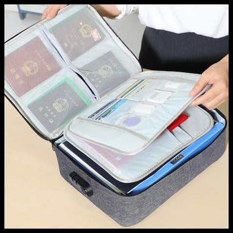 

Tas Penyimpanan Dokumen Bergembok Tiga Susun Document Keeper Anti Air