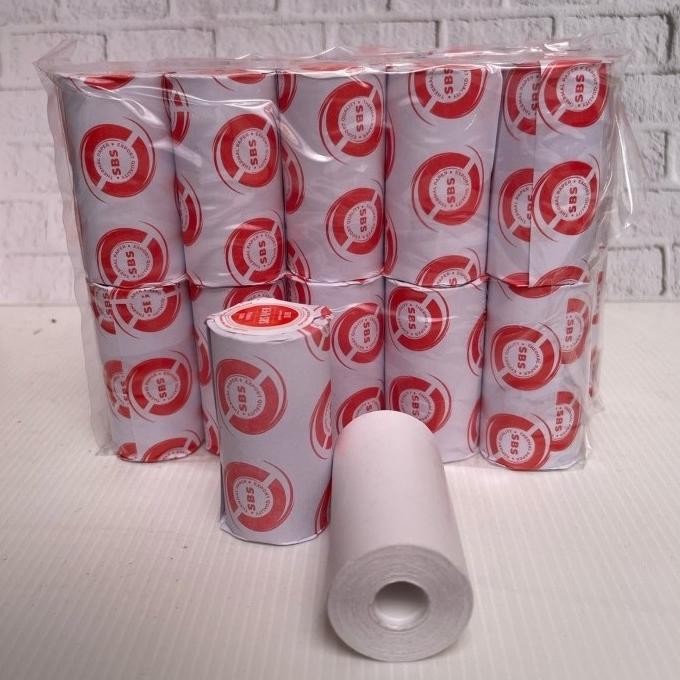 

( ISI 30 ROLL) KERTAS PRINT KASIR THERMAL PAPER ROLL 57 X 30 / 57X30