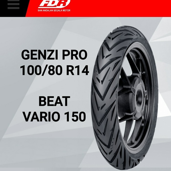 ban motor federal genzi pro 100/80 ring 14 tubeless honda vario beat