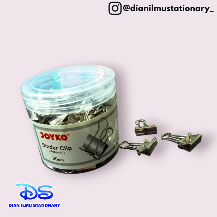 

((((()paling dicari] binder clip 105 silver joyko