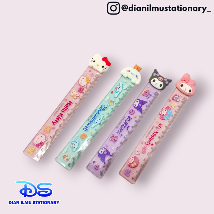 

+++++] penggaris 15cm sanrio 728