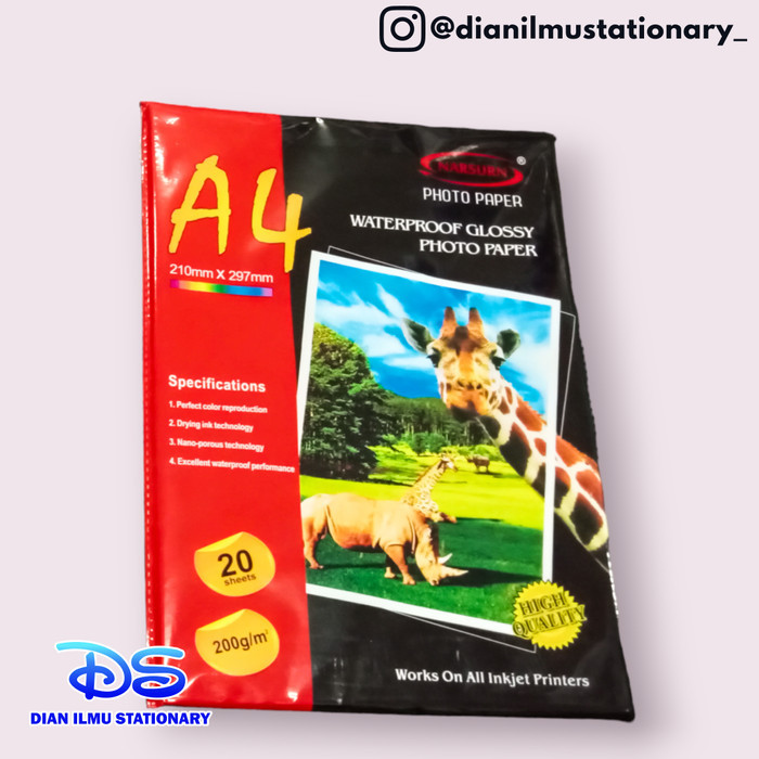 

#####] glossy paper A4 Narsurn 200gr