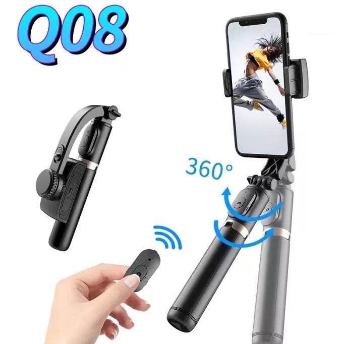 Gimbal Stabilizer Hp Selfie Tripod Smartphone Handheld Gimbal Q08 &Q09