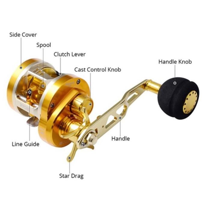 Reel Ryobi jigging oover head varius GA C3030 PHL